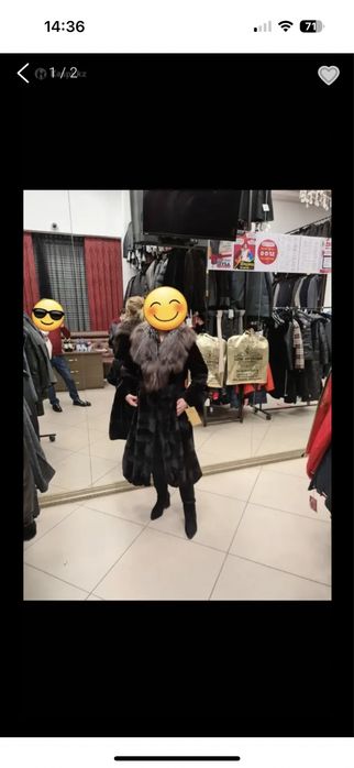 Срочно продам норковая шуба 70000