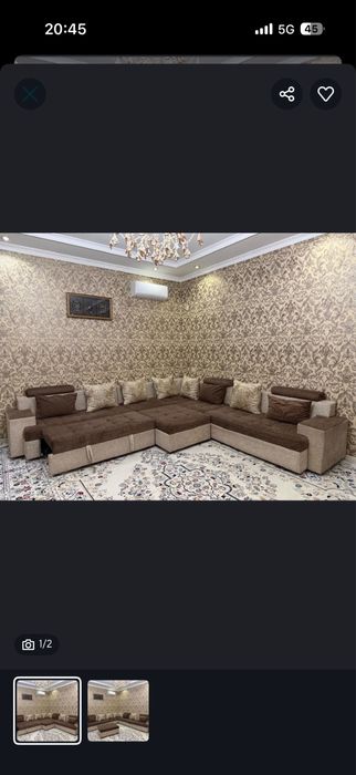 Диван уголок в хорошем состоянии