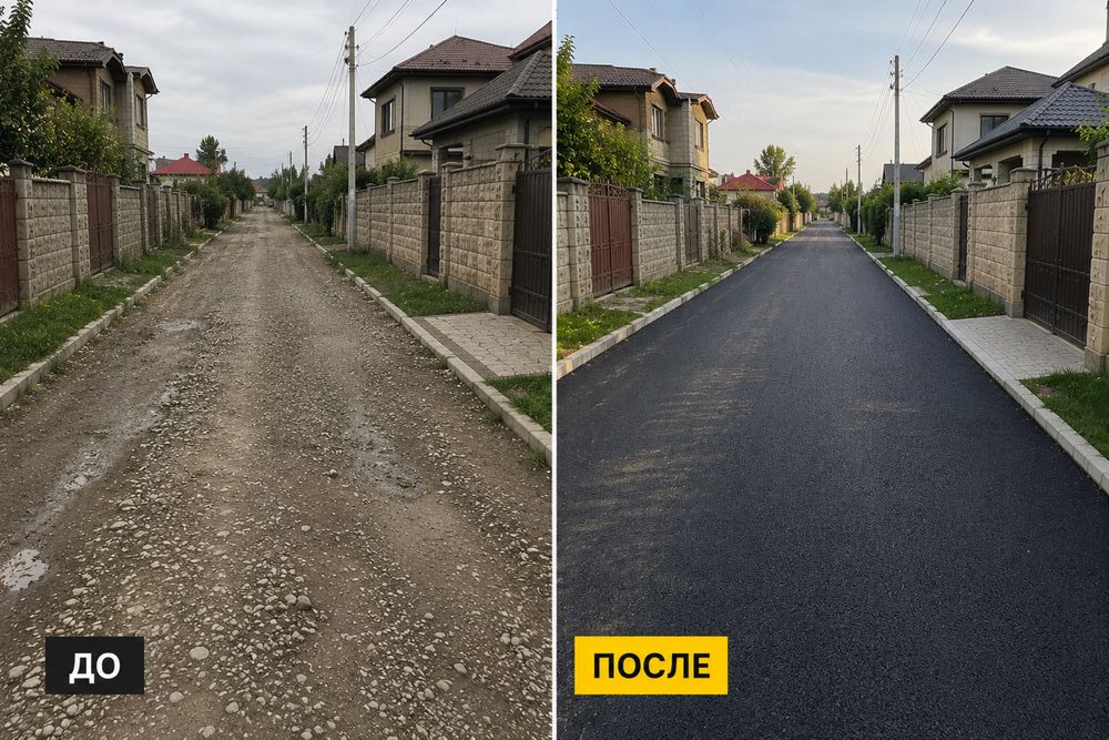 Асфальтирование в Алматы за 24 часа!