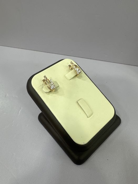 Золотые Серьги с камнями 585 пр/ СА33361