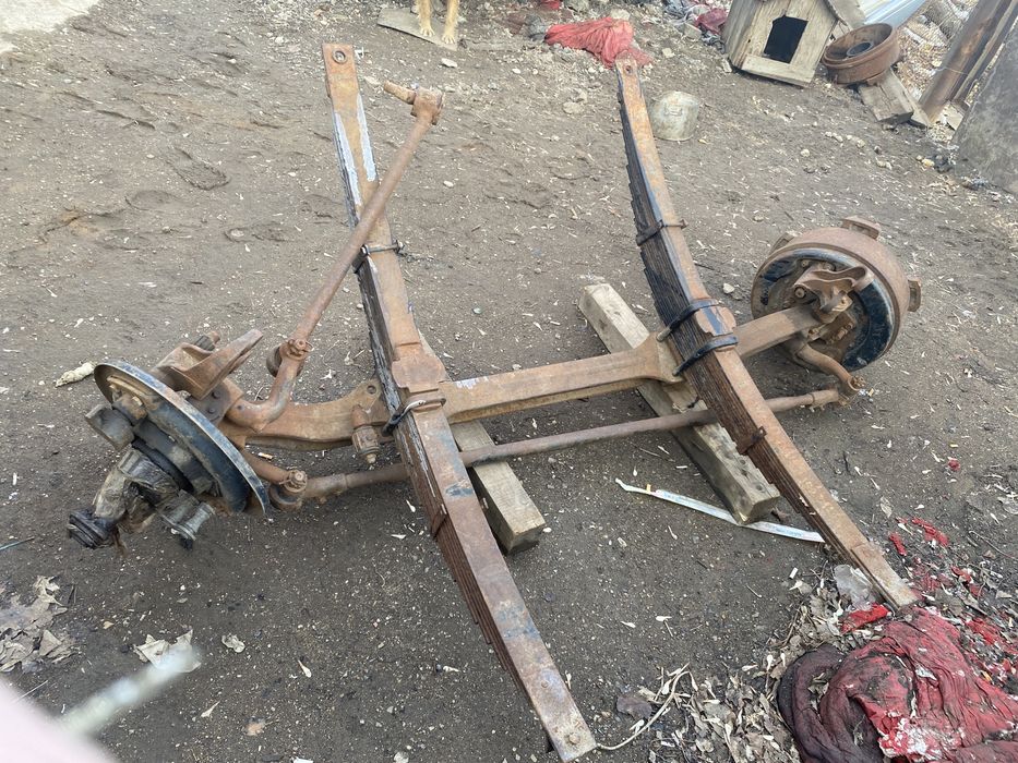 Балка с рессорами на камаз