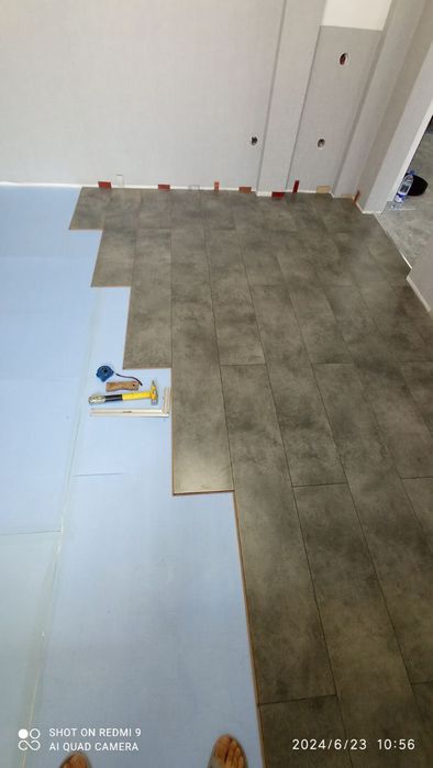 Укладка ламината, таркет.