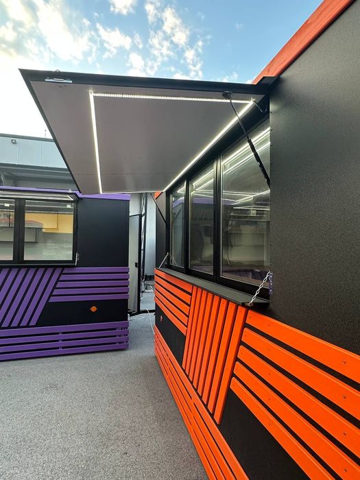 Каравана за бързо хранене 4-2-2.1м с аспиратор