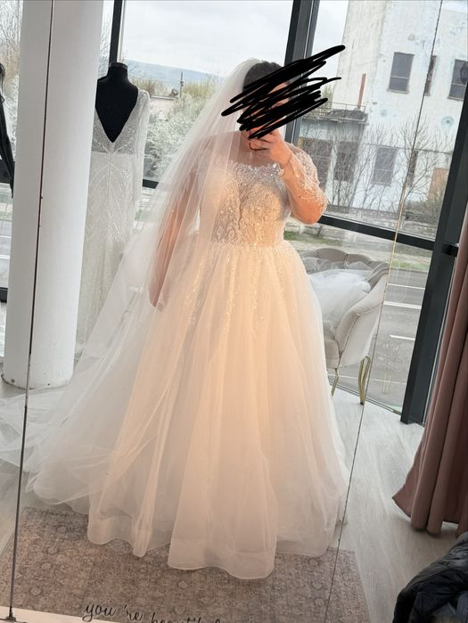 Rochie mireasa Alb/ivoire