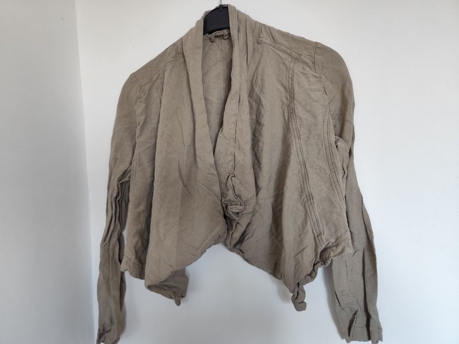 Fora cardigan scurt din in