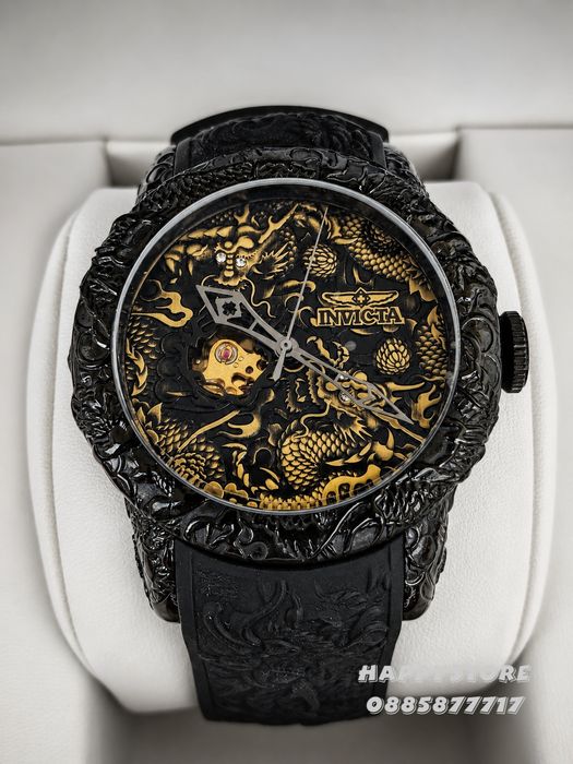 INVICTA Katana automatic Full Black 50 mm, Инвикта нов мъжки часовник