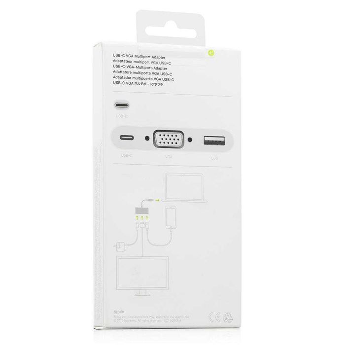 Оригинальный Адаптер Apple USB-C/VGA Multiport Adapter MJ1L2ZM/A