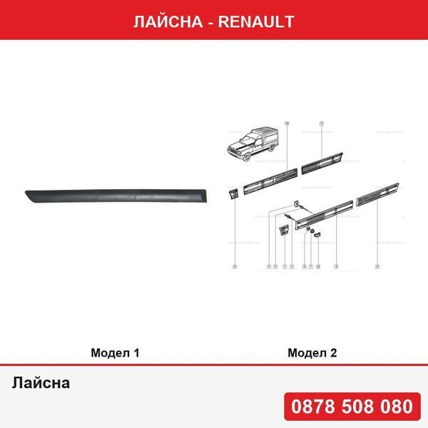 Лайсна за Renault - 2 модела