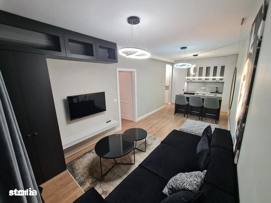 Apartament elegant , design alb-negru, terasă de 48 mp, Adora