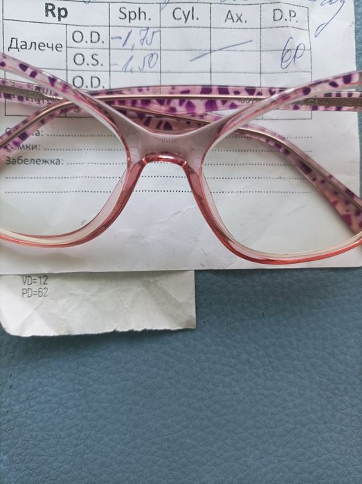 Очила за късогледство -1.5 и -1.75