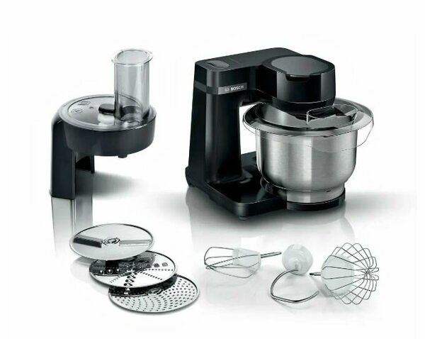 Комбайн кухонный Bosch MUMS2EB01 черный/серебристый
