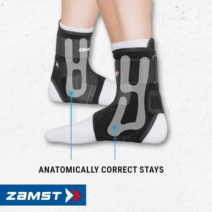 Чисто Нова Ортеза за Глезен Zamst A1 Black (Размер M - За ДЕСЕН крак)