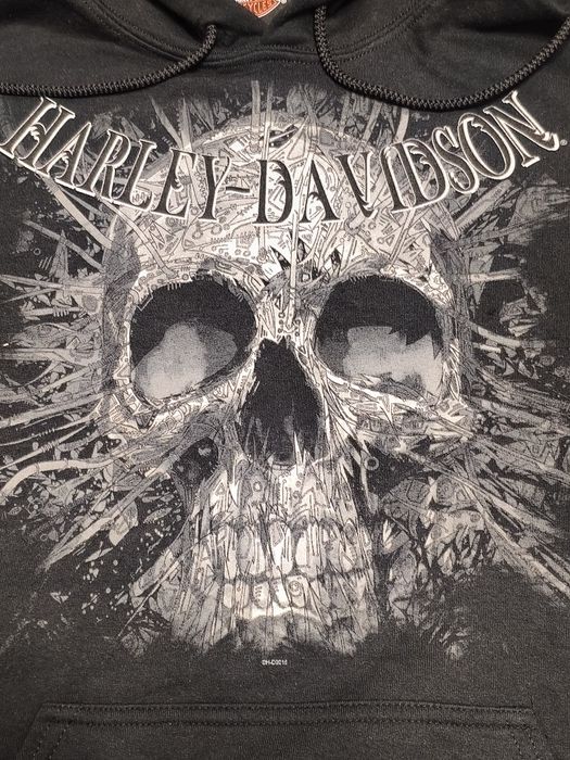 Harley Davidson hanorac hoodie bluza mărime L bărbat moto negru clasic