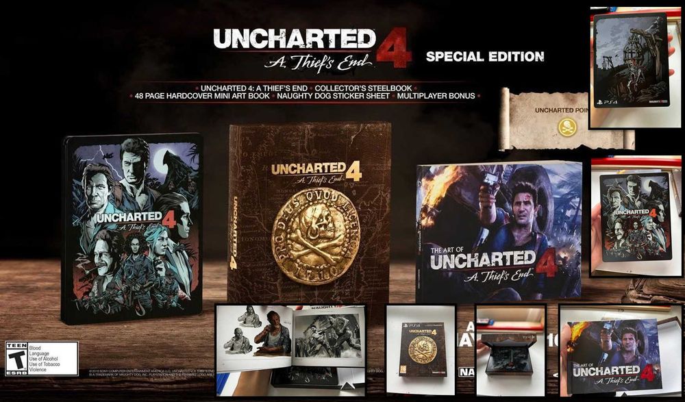 Joc PS4/PS5 Uncharted 4 A Thief’s End Libertalia Collector’s Edition