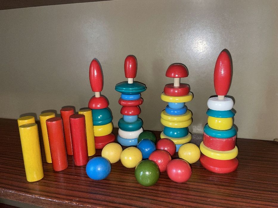 Деревянные развивающие игрушки для детей