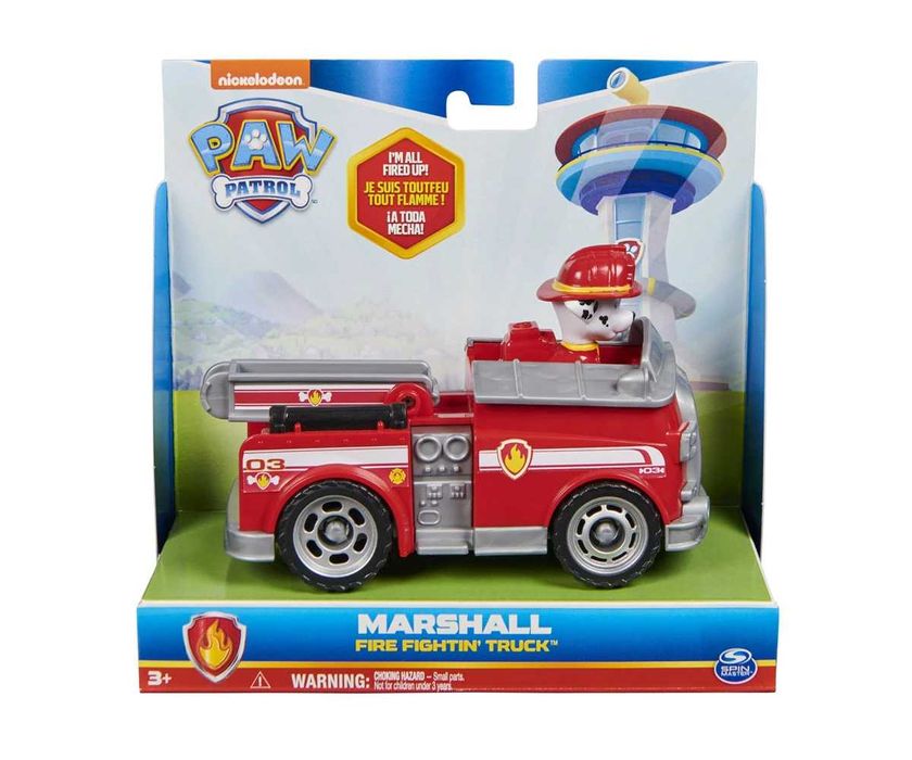 Кола на Paw Patrol Пес Патрул с Ръбъл Скай Чейс Маршал Оригинални 20см