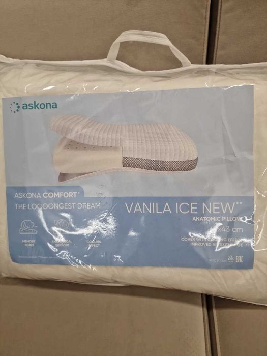 Анатомическая подушка VANILA ICE NEW