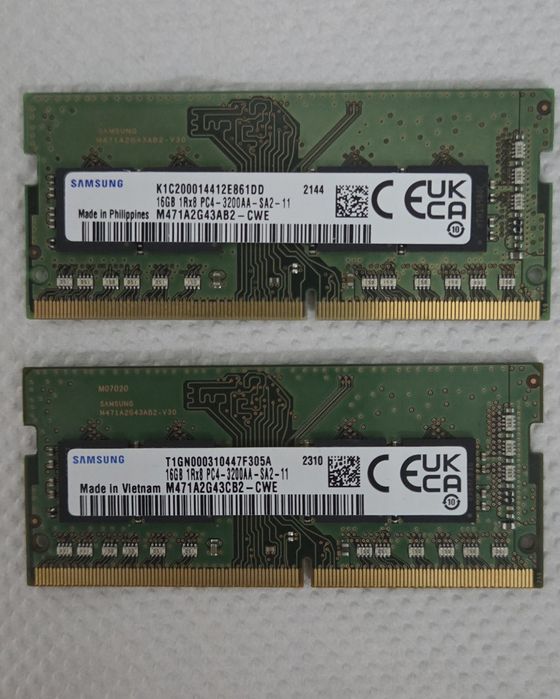 Memorie laptop Sodimm 32Gb DDR4  - 2 × 16Gb 3200Mhz