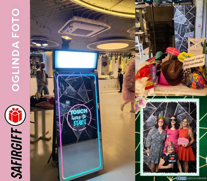 Oglinda magica Foto slim model nou de inchiriat pentru nunti botezuri sau alte evenimente