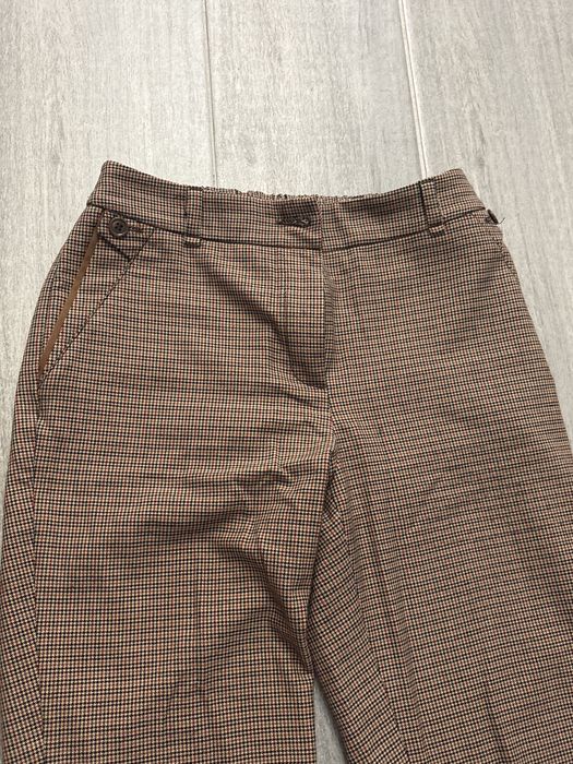 женские брюки коричневые