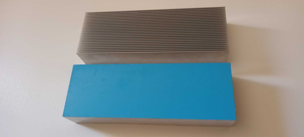 Aлуминиев охлаждащ радиатор 200х69х36мм Aluminum Heatsink Cooler