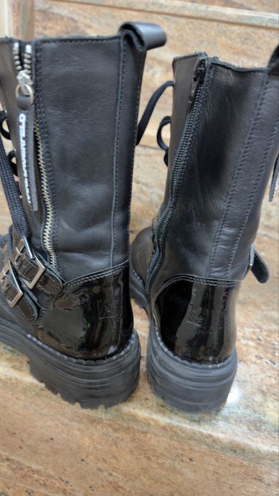 Кожени боти Karl Lagerfeld