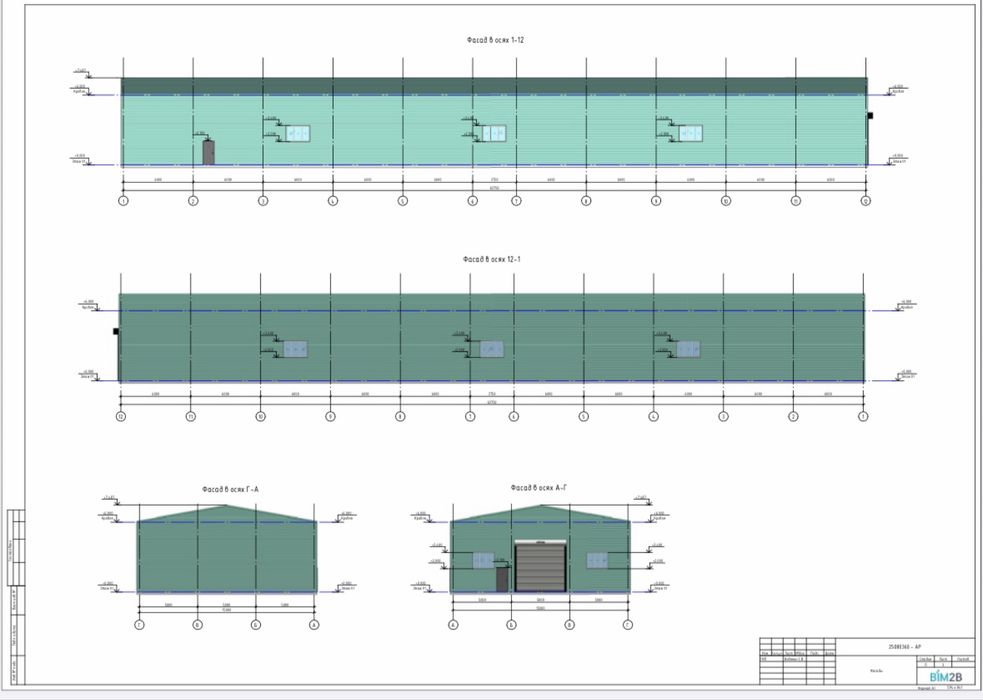 Ангар из Металлоконструкции 960м2