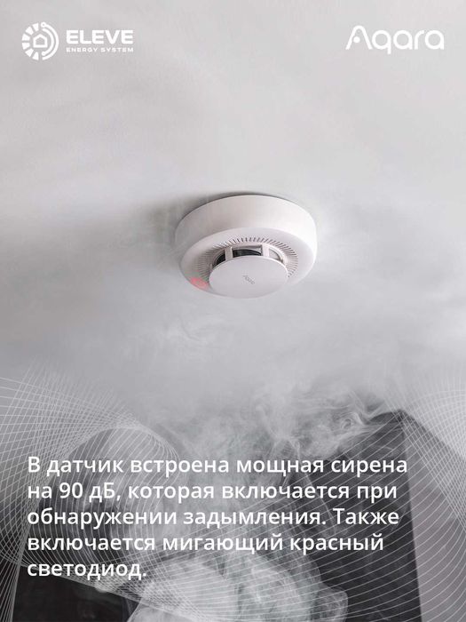 Умный датчик дыма Aqara | JY-GZ-03AQ