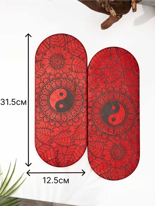 Доска Садху  (Premium) для начинающих 8 мм гвозди  для ног