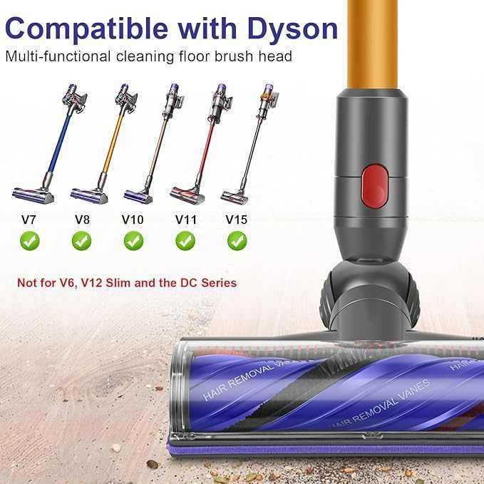 Perie electrică pentru podea pentru Dyson V8 V10 V11 V15