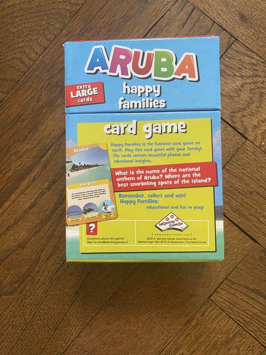 Aruba Happy Families Card Game