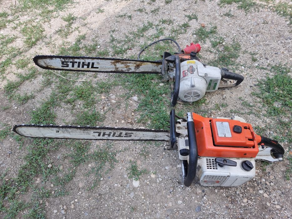 Două drujbe profesionale Stihl foarte rare în stare de funcționare!