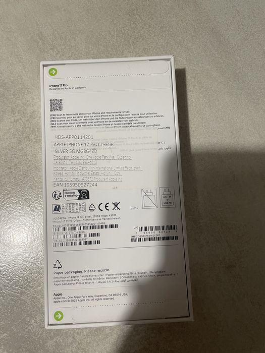Iphone 17 pro silver