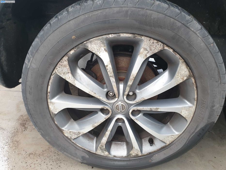 Set 4 Jante Roti Aliaj 215 55 18 R18 Anvelope Vara Dot 2023 Nissan Qashqai J11 2013 - 2018 [Q0410]