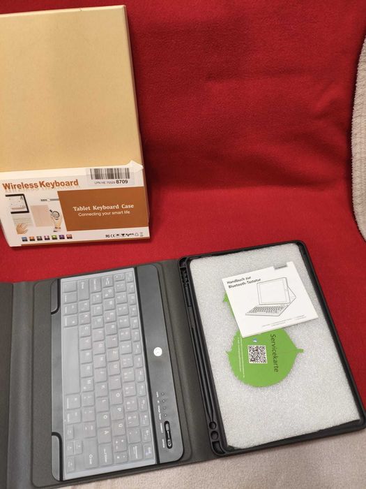 Husă cu tastatură Bluetooth pentru iPad 7th 8th 9th Gen 10.2”