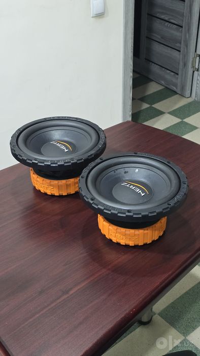 HERTZ hx 250 2x450w rsm 2 саба в проэктном корпусе в полу