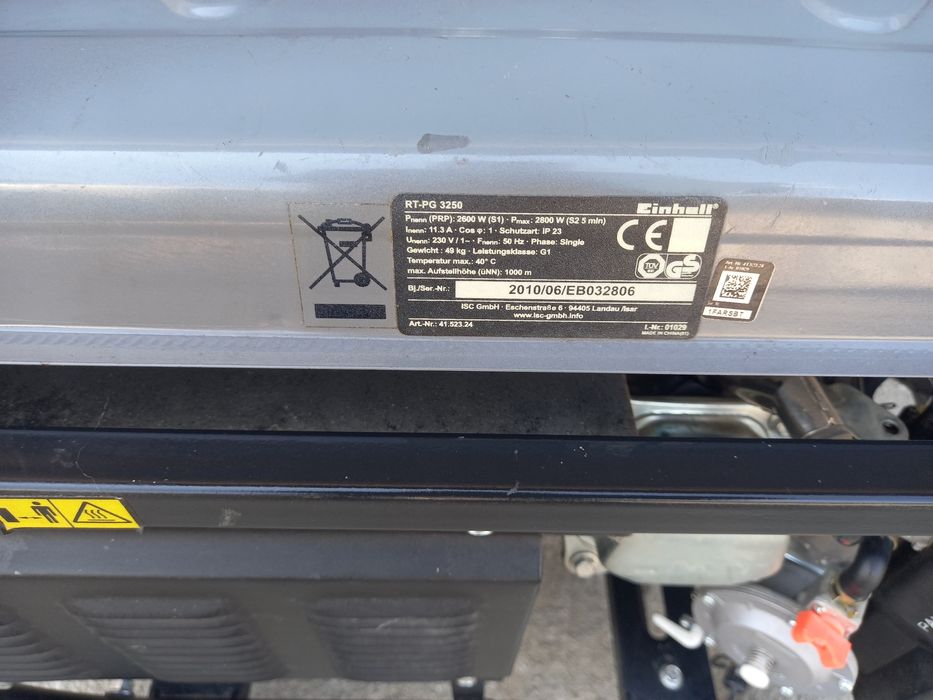 Generator curent hibrid benzina/gpl