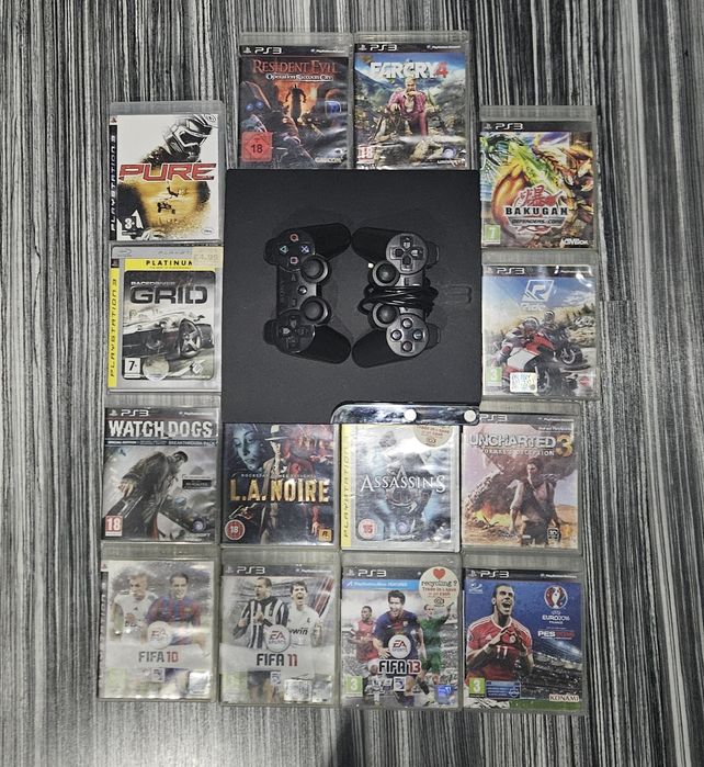 Consola Sony ps 3+ 14 jocuri originale