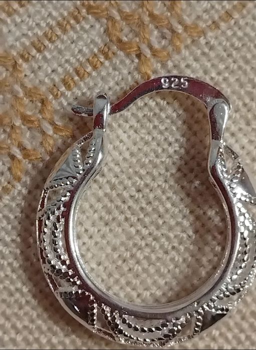 Cercei din argint noi creole