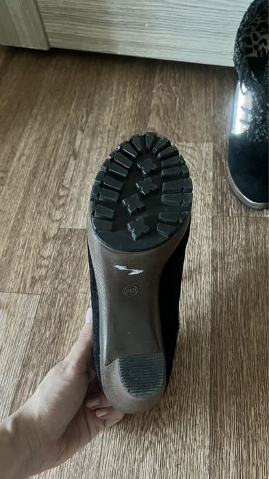 Ботильоны замшевые