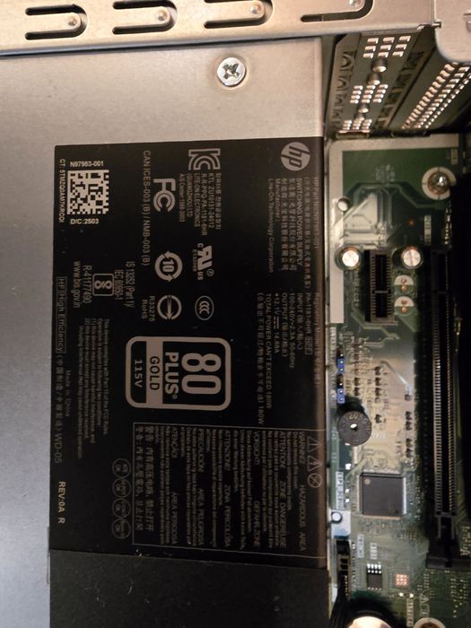 Kit Barebone HP Prodesk 2 SFF G1iE / LGA1700 / DDR5 / Sursă + Carcasă + Placă de bază