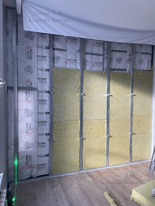 Звукоизоляция стены