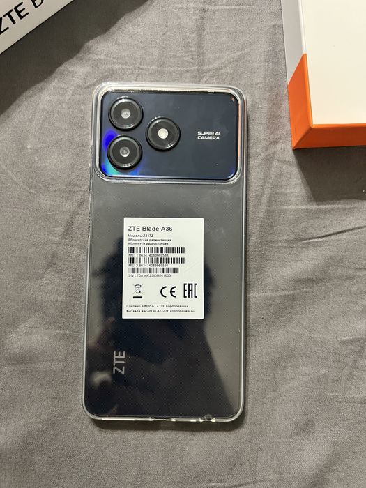 ZTE Blade A36 90грц 64гб 12гб Raw