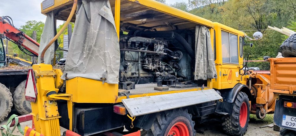 Роторен снегорин Мерцедес Унимог 4х4