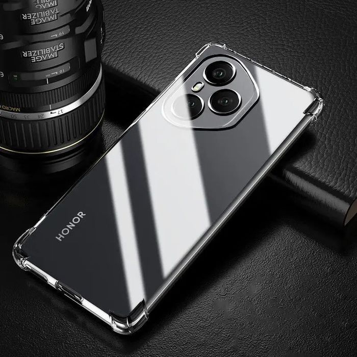 Honor 400 / Pro / Lite/Удароустойчив силиконов кейс с камера протектор