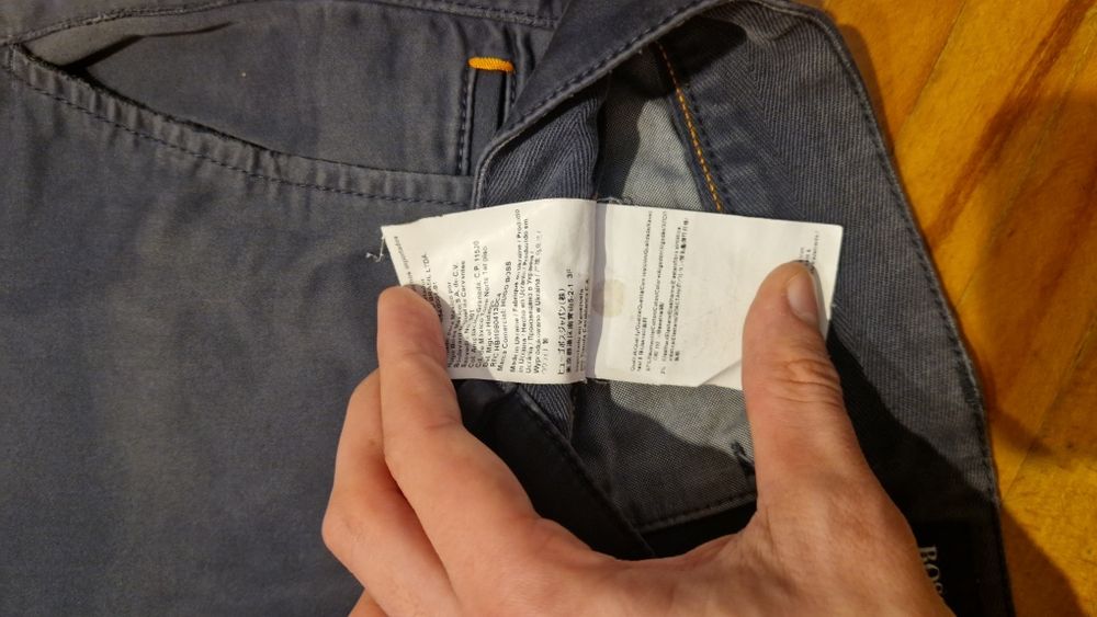 Pantaloni Hugo Boss 29/32 bleumarin