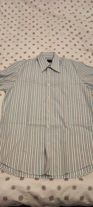 чисто нова риза с къс рълав Hugo Boss Black eticket M размер