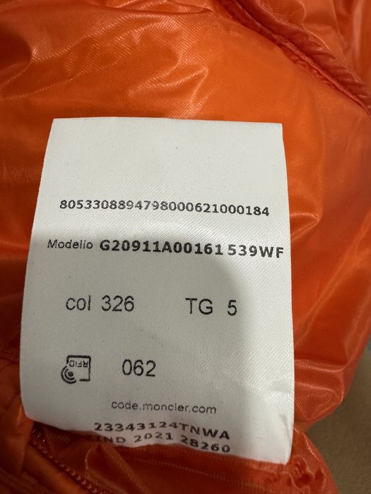 Geaca Moncler , 5 , bon fiscal