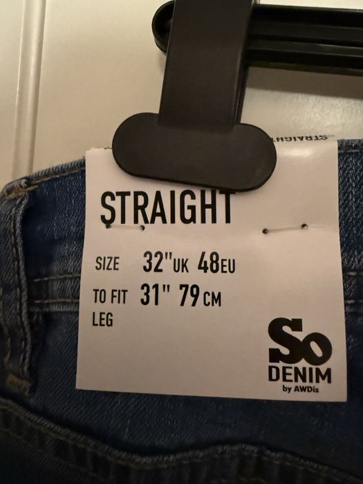 Blugi noi barbati S.O. Denim by AWDiS – mărime 32 R / 48