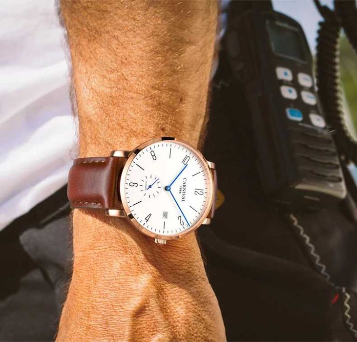 Carnival Business Automatic Seagull ST17 Ultra Thin Calendar 40 mm